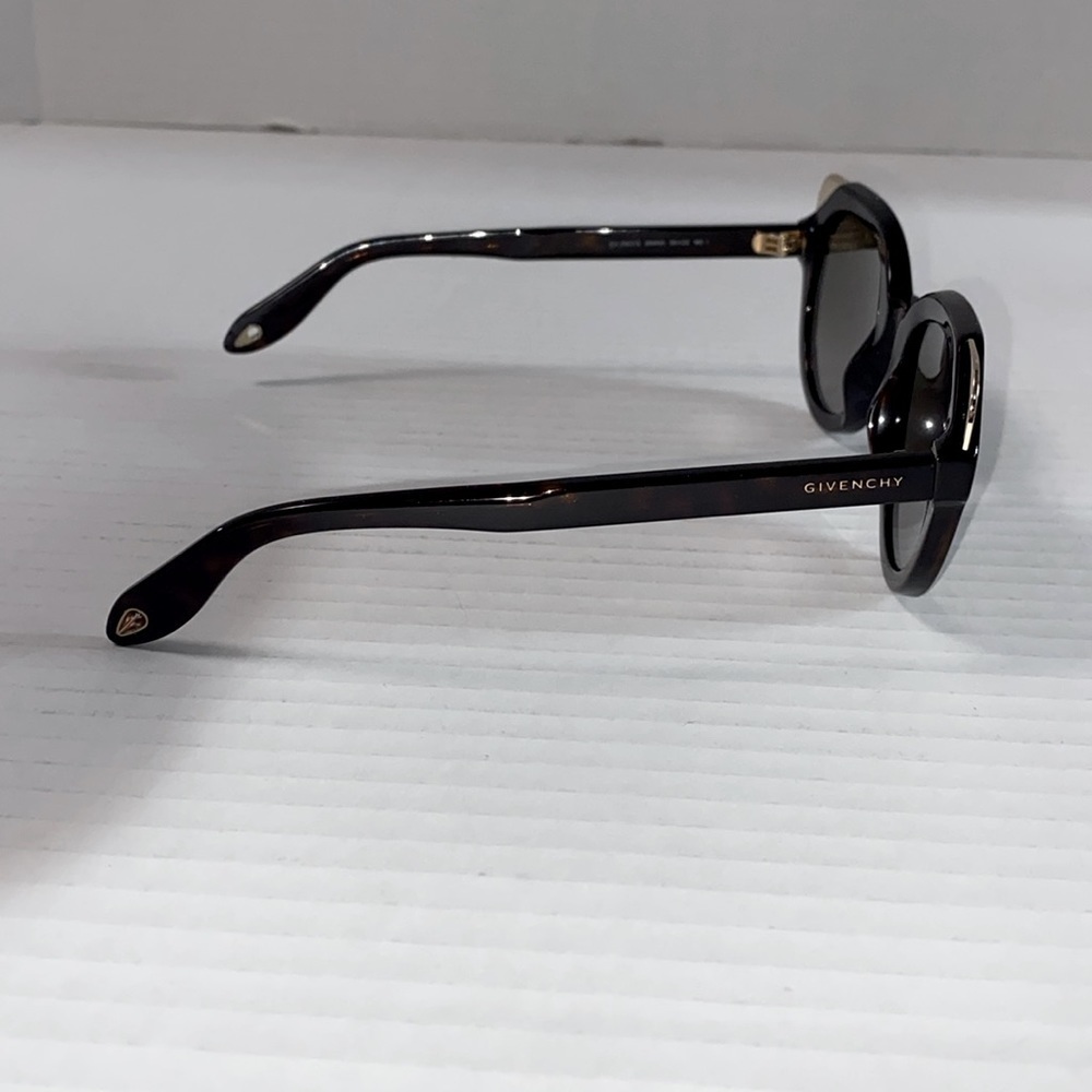Givenchy oversized tortoise gold sunglasses Havana brown woman’s - Picture 9 of 17